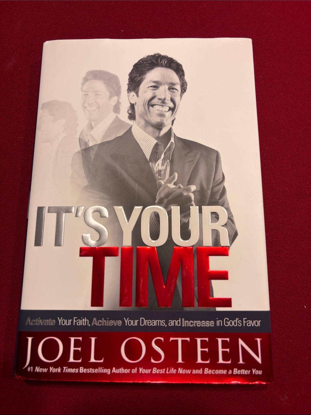 "It's Your Time" Wall Art Poster - Red/White